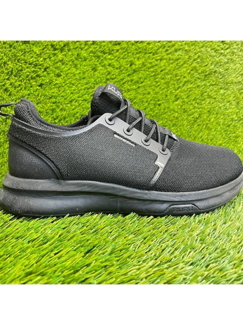 Kuru Atom Womens Size 11 Triple Black Athletic Running Waterproof Shoes Sneakers